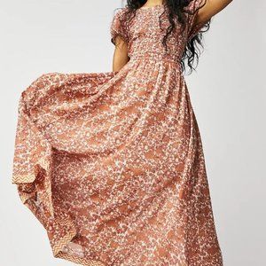 Free People Ultraviolet Dress, XS, Tea Combo